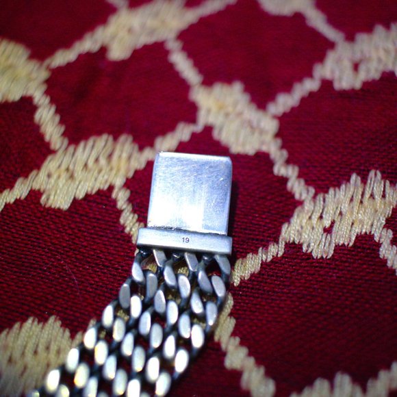 Gucci Ghost Silver Bracelet Size 19 - Picture 7 of 8